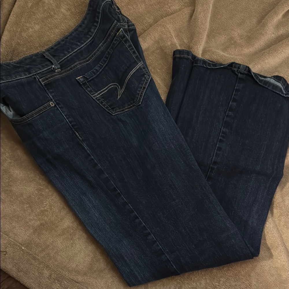 American Eagle Outfitters Classic Blue Straight Leg Jeans